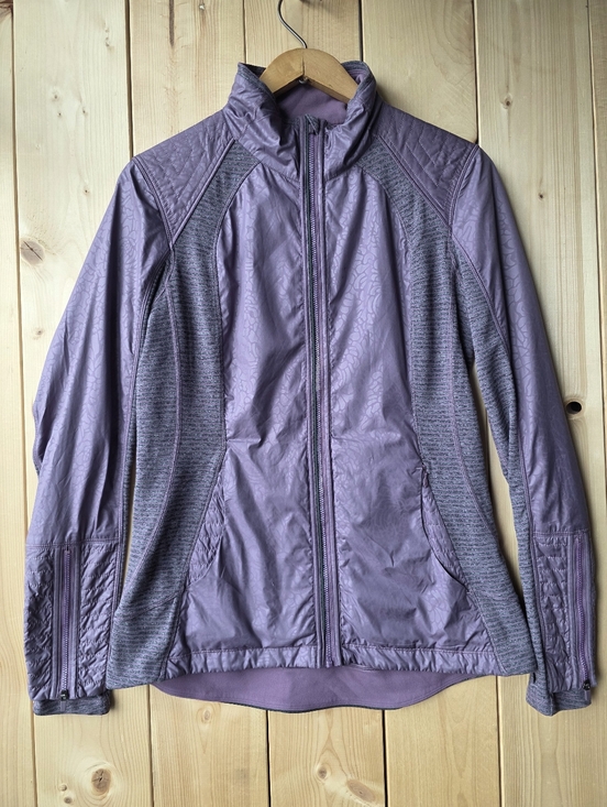 lululemon athletica Jackets & Blazers - Lululemon Rebel Runner Jacket Petal Camo Embossed Purple Fog Colorway W4E86S